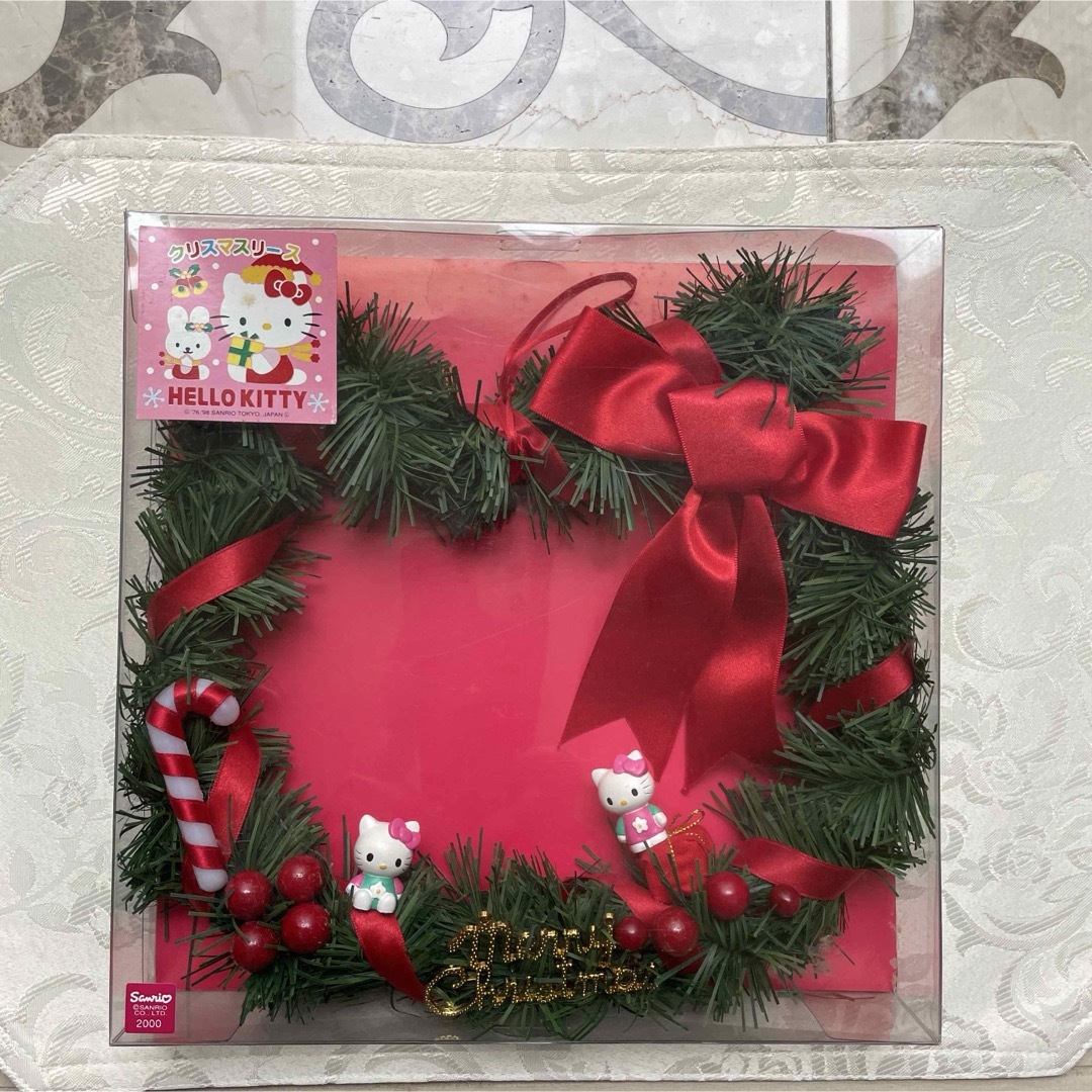 ドウシシャ - レア ハローキティ クリスマス レトロ リース コレクター