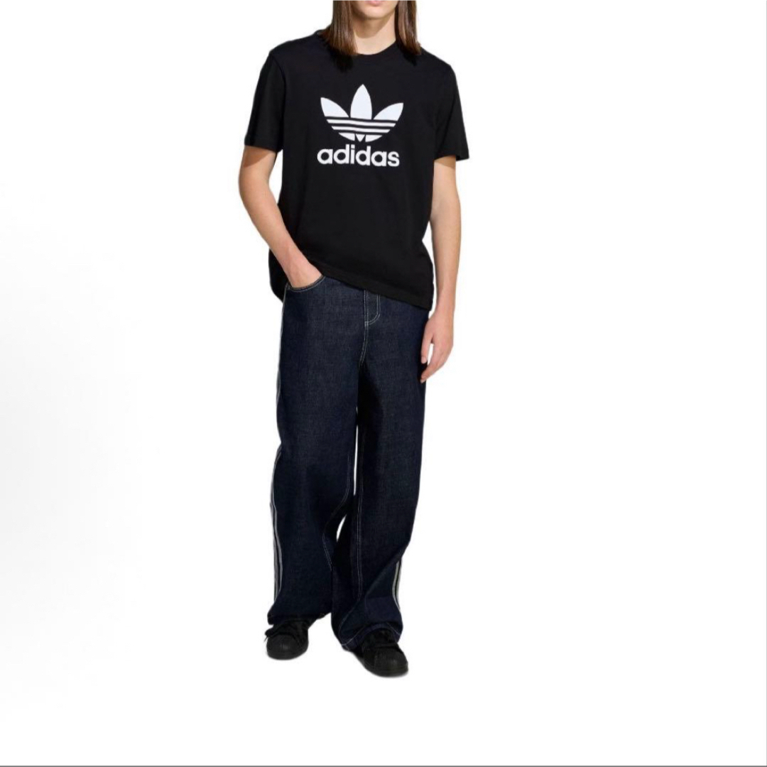 adidas Originals - 新品30 Adidas ワイドレッグ スケーターデニム