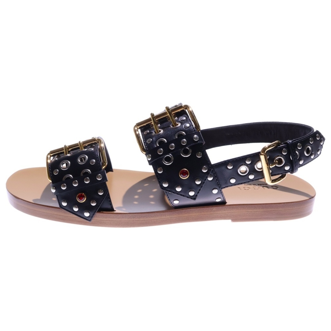 GUCCI - GUCCI グッチ Embellished Leather Sandals スタッズ ライン