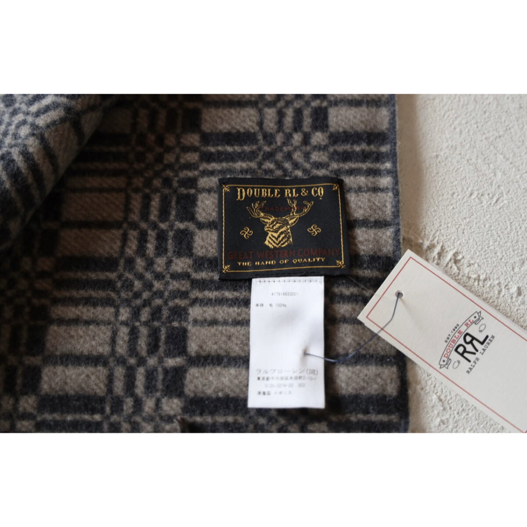 RRL - 新品*RRL*ウール カシミア ジャガード スカーフ *ダブルアール