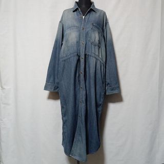 JOHNBULL - 美品 ジョンブル アシンメトリー ワークシャツドレス