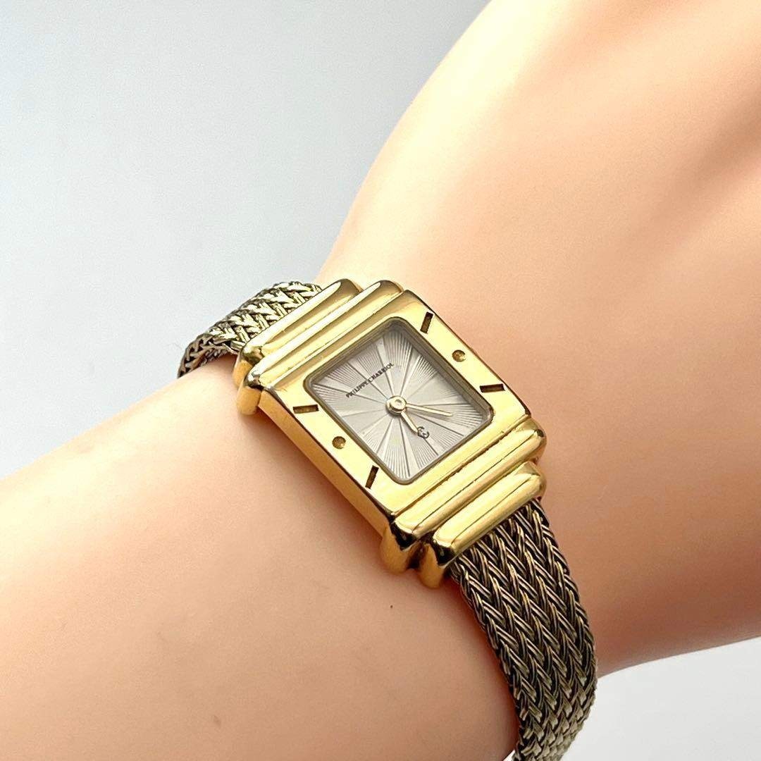 CHARRIOL - 新品電池✨ シャリオール サントロペ スクエア ゴールド