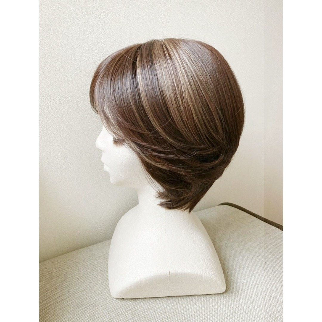 銀座サロン KAZUE WIG 「ショート＆ボブ」 メッシュブラウンの通販 by