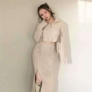 Bubbles - melt the lady メルトザレディback pleats skirtの通販 by