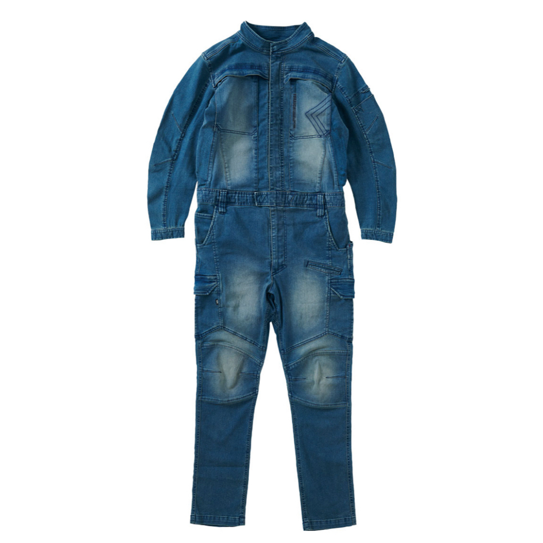 寅壱 デニム ツナギ メンズ 作業着 ストレッチ 新品 未使用 LLサイズの