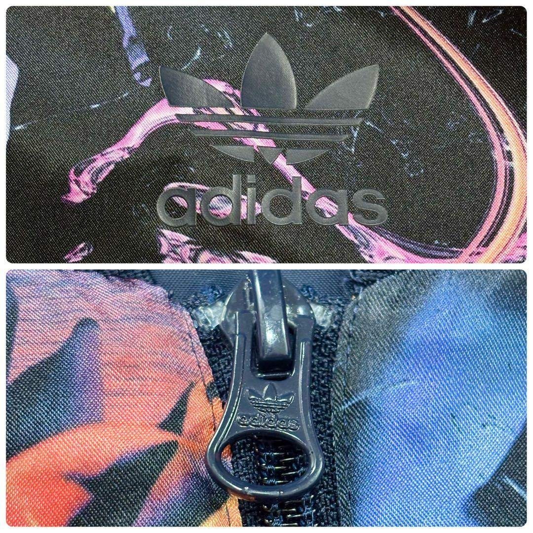 adidas - 未使用級 アディダス トラックジャケット ロゴ フラワー