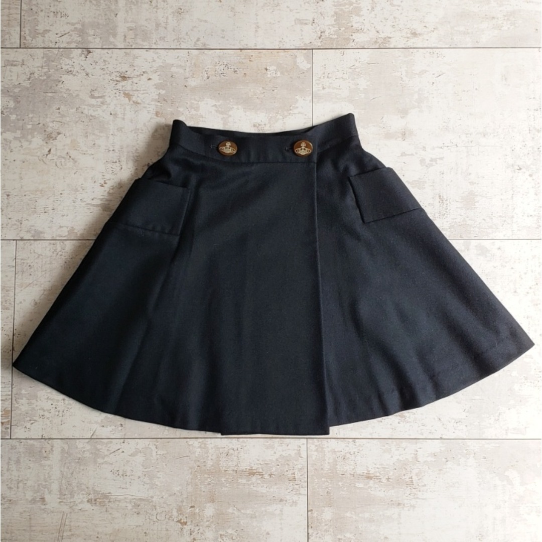 vivienne westwood ミニスカート ドレープ感 レイヤード Vivienne