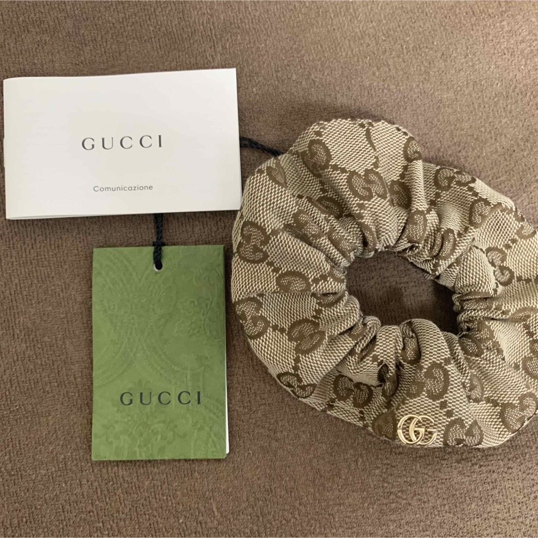 GUCCI - GUCCI グッチ GG ロゴ シュシュ 髪飾り ヘアアクセサリー