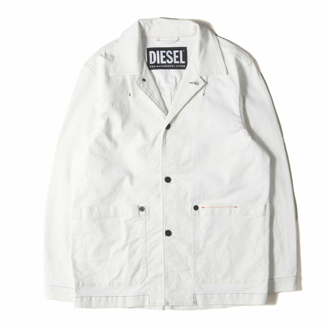 DIESEL - DIESEL ディーゼル ジャケット ホワイト 白 サイズ:S