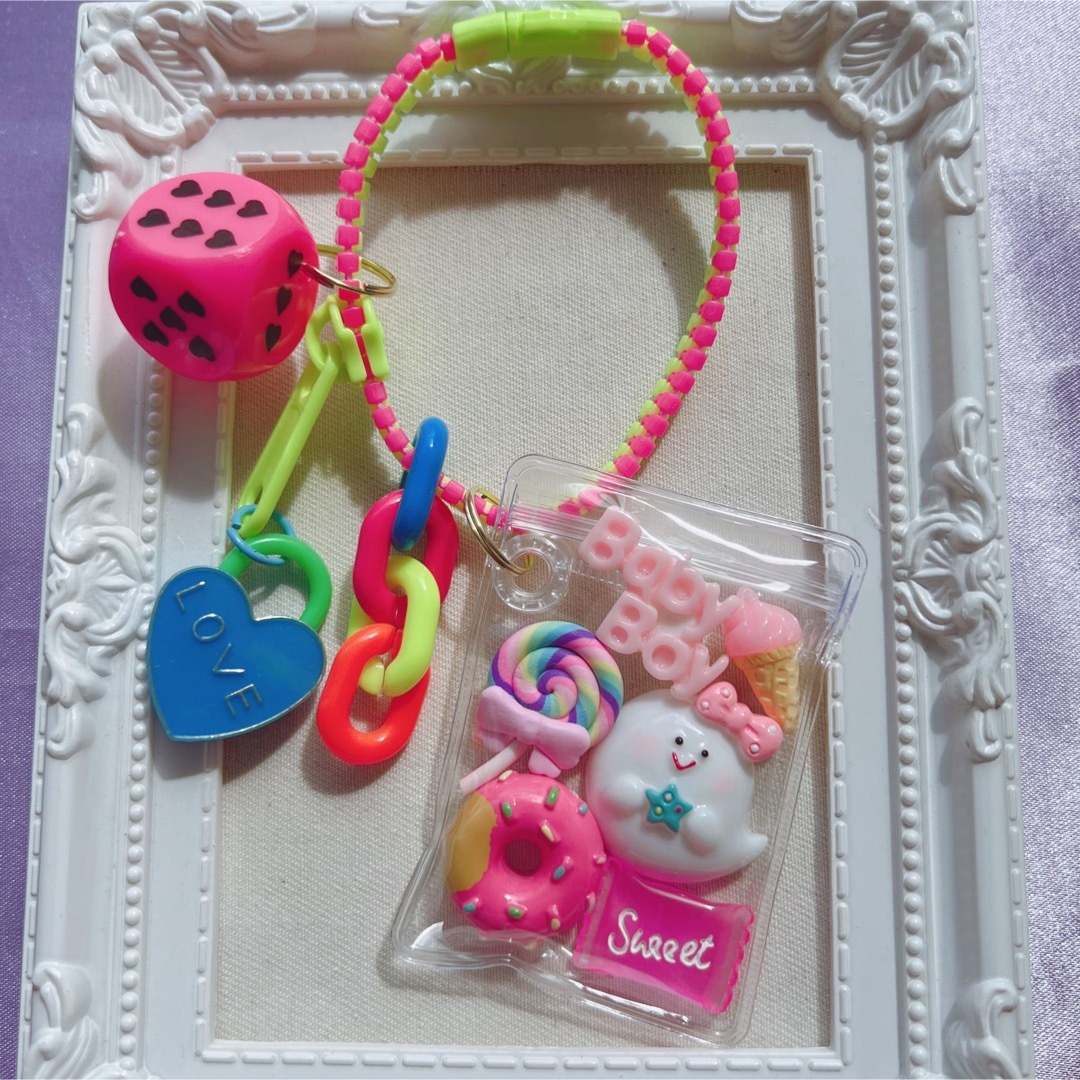 No.250A キャンディバッグ ブレスレット キーホルダー 50個セットの