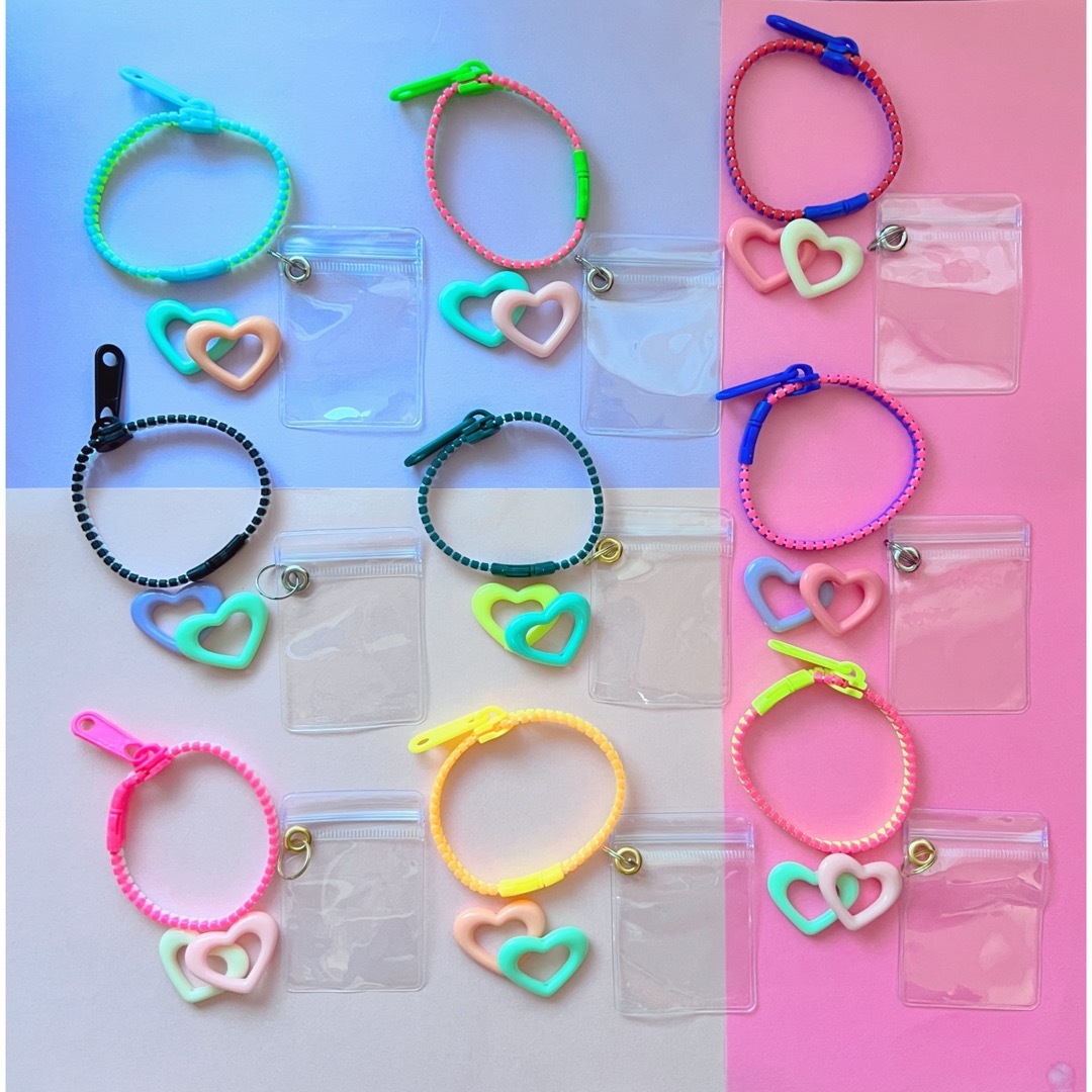 No.250A キャンディバッグ ブレスレット キーホルダー 50個セットの