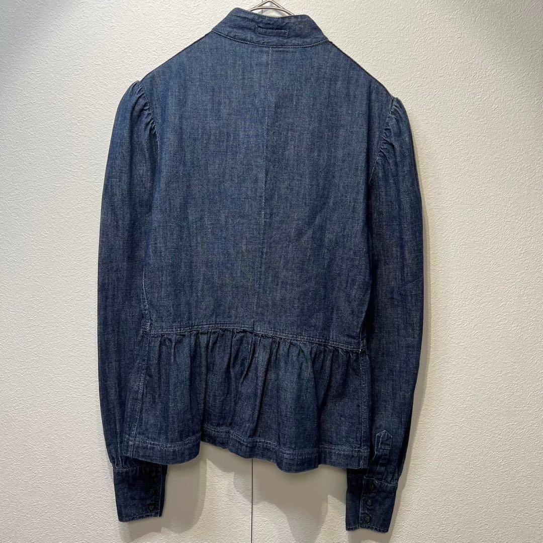 MIU MIU デニムシャツ ペプラム MIU MIU デニムシャツ ペプラム Miu