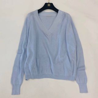 DEUXIEME CLASSE（ニット/セーター ・ ブルー・ネイビー/青色系）の