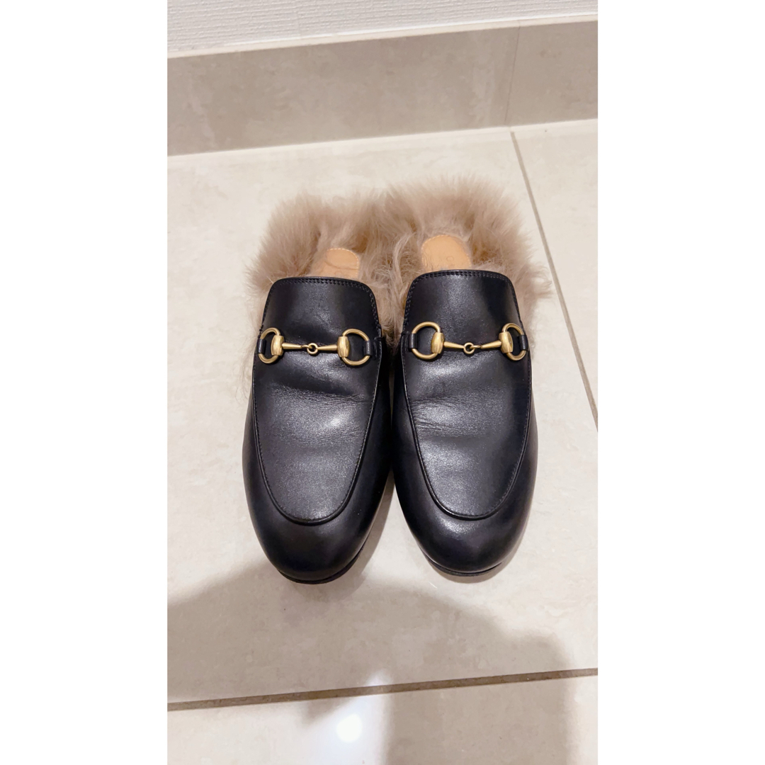 GUCCI - GUCCI グッチ ホースビットローファー プリンスタウン ファー