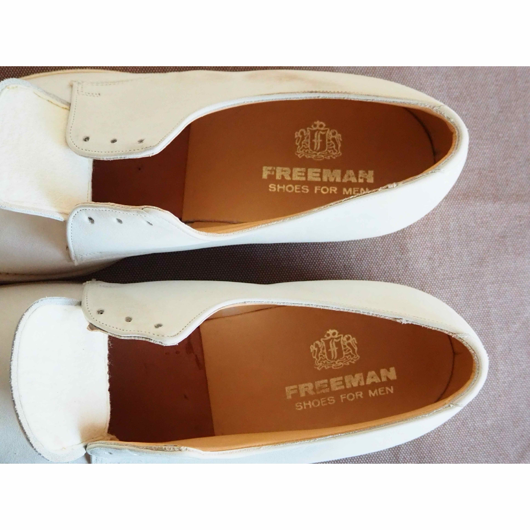 60s Freeman White bucks shoes W/Box