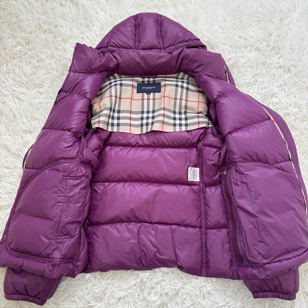 BURBERRY - バーバリーロンドン ノバチェック ダウンジャケット