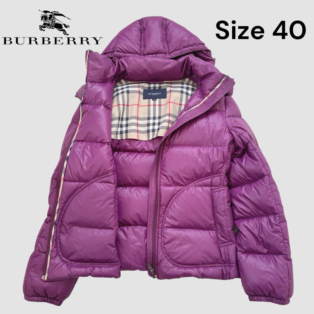 BURBERRY - バーバリーロンドン ノバチェック ダウンジャケット