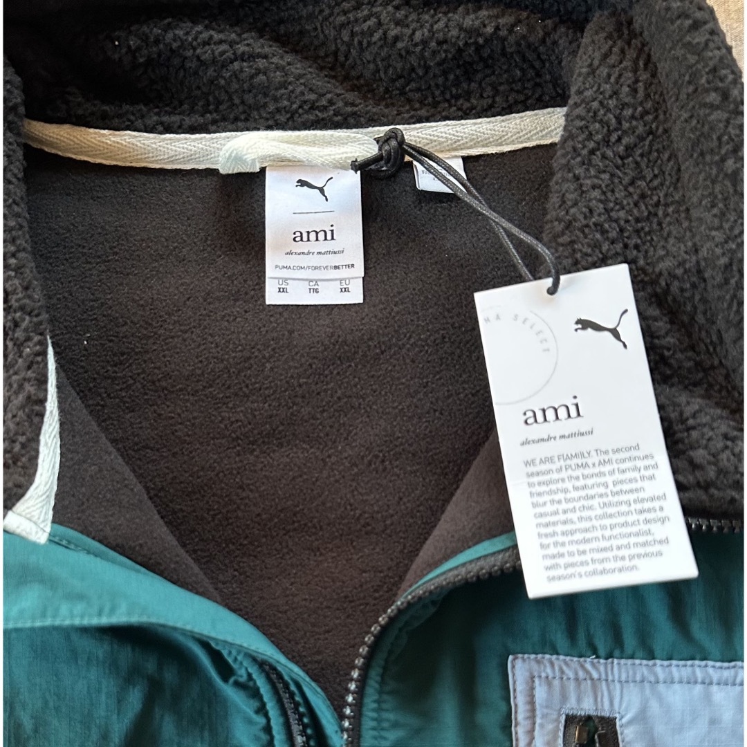 ami - 新品 AMI Paris PUMA ロゴ フリースジャケット ブルゾン