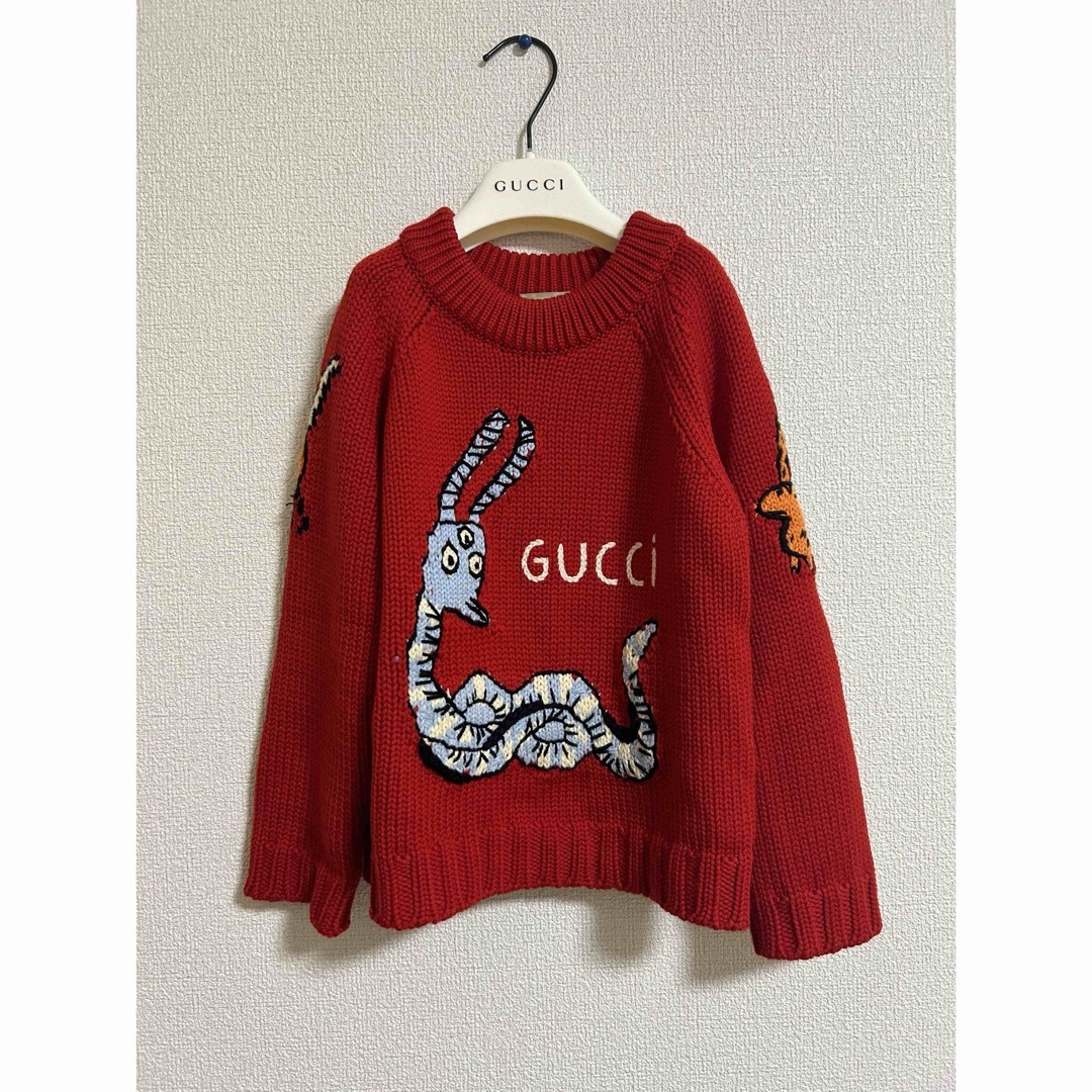 GUCCI - GUCCI グッチ キッズ フレイヤハルタス ニット セーターの通販