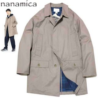 nanamica - ah nanamica GORE-TEX ビッグステンカラーコート ネイビー