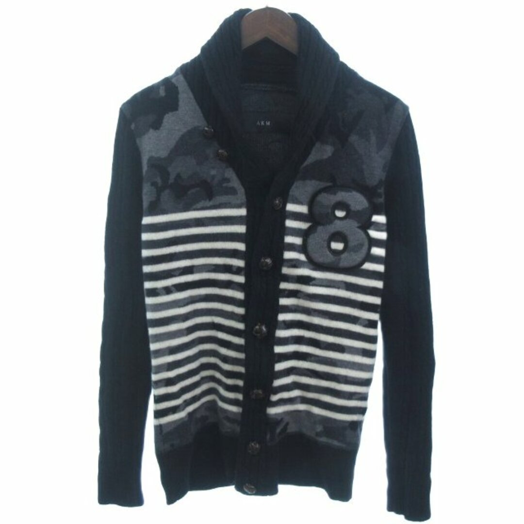 VERSACE メデューサニット ブラック×ホワイト サイズ52（XL相当）の