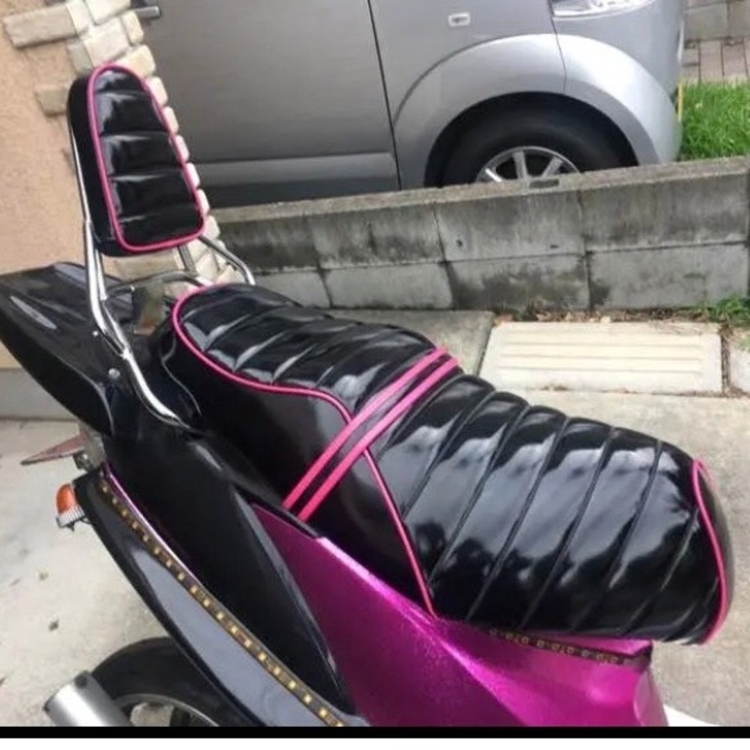 スズキ - アドレスv125G用シート&キジマ縦型バックレストカバー バイク