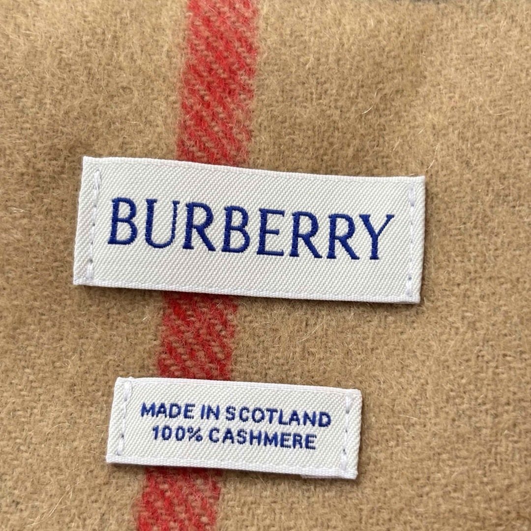BURBERRY - 【未使用】バーバリー ノバチェック カシミヤ100 マフラー