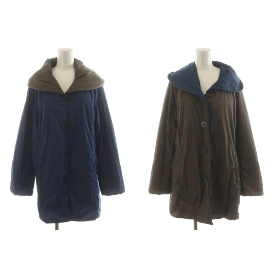 leilian - レリアン 中綿コート ロング丈 フード ナイロン 大きい