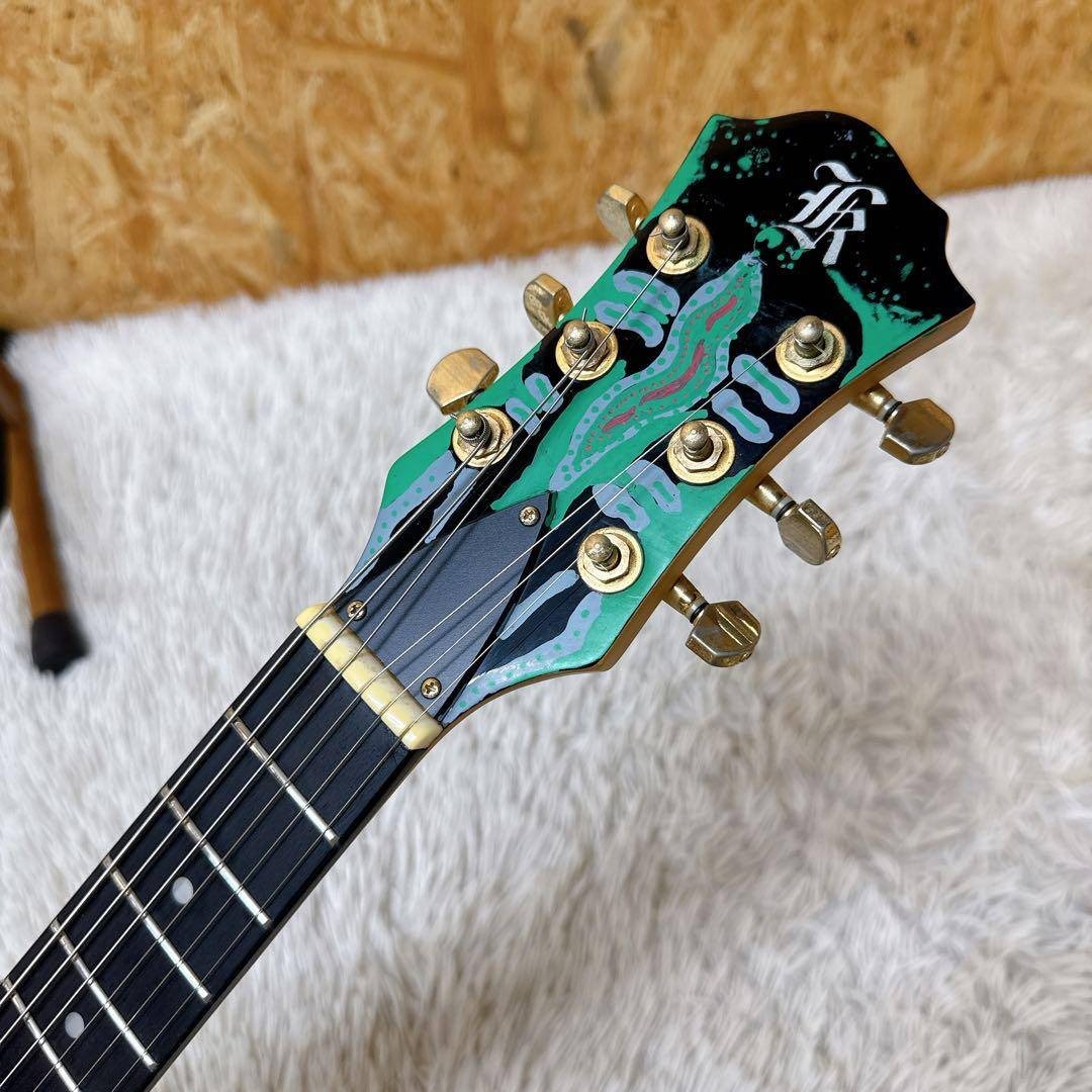 ミニモッキンバードタイプ ペイント ブランド不明 ミニギター 子供