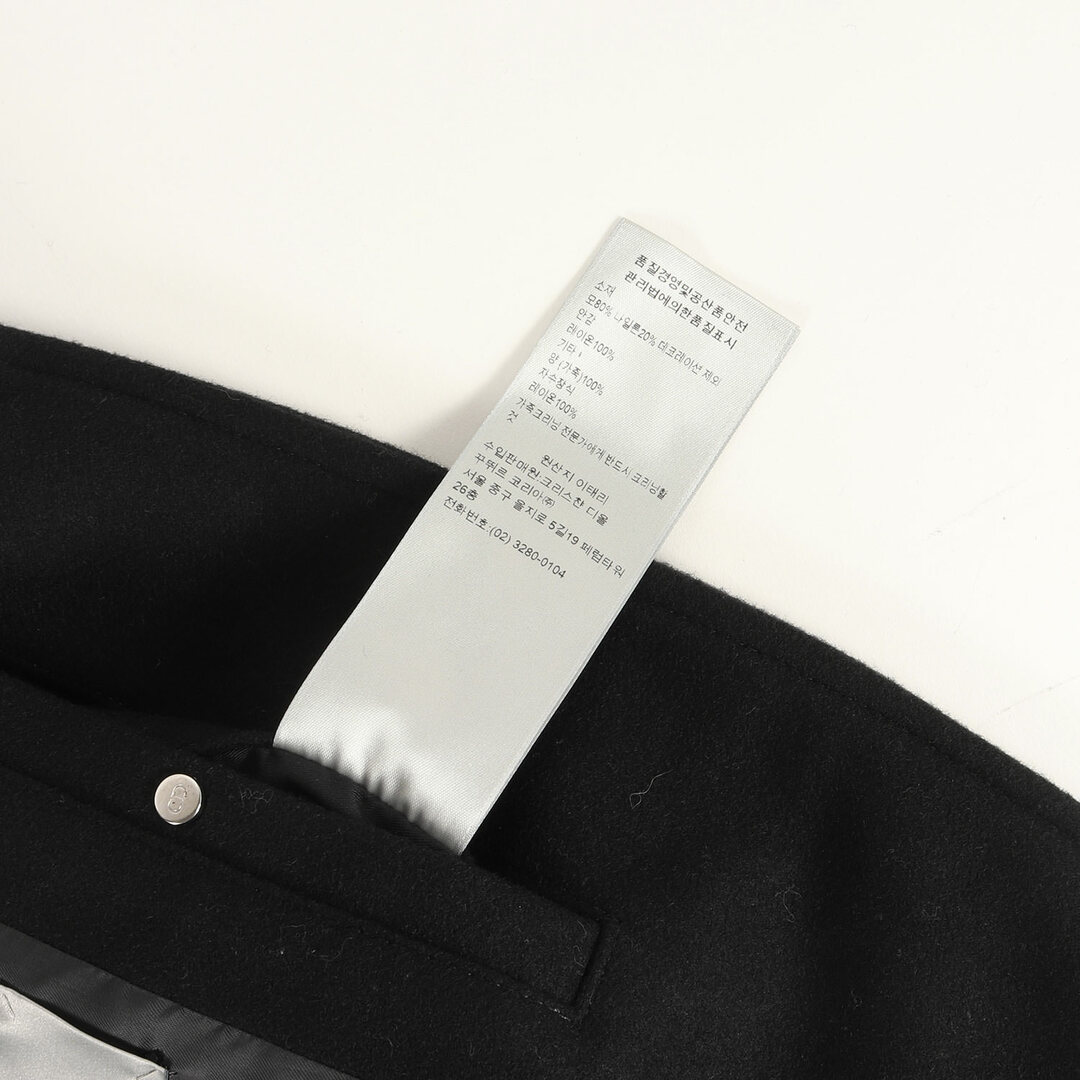 Dior - 【美品】Dior ディオール ジャケット ブラック 黒 サイズ:50