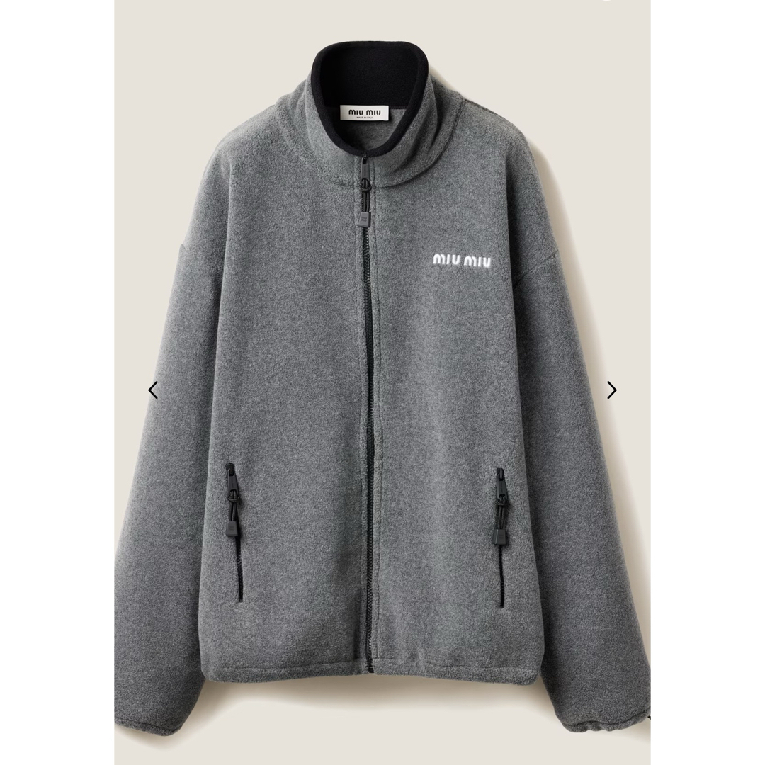 MIU MIU - miumiu ミュウミュウ フリース グレー XS 新品未使用の通販