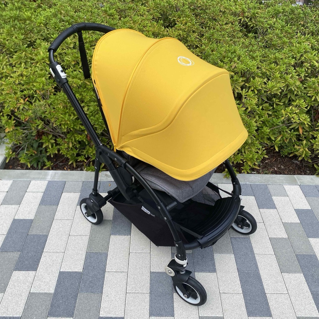 バガブー bee5の通販 bugaboo bee5ベビーカー ブラック&グレーメランジ