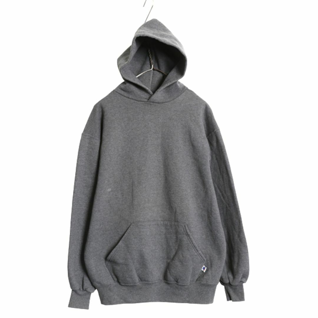 Russell Athletic - 90s USA製 ラッセル 無地 スウェット フード