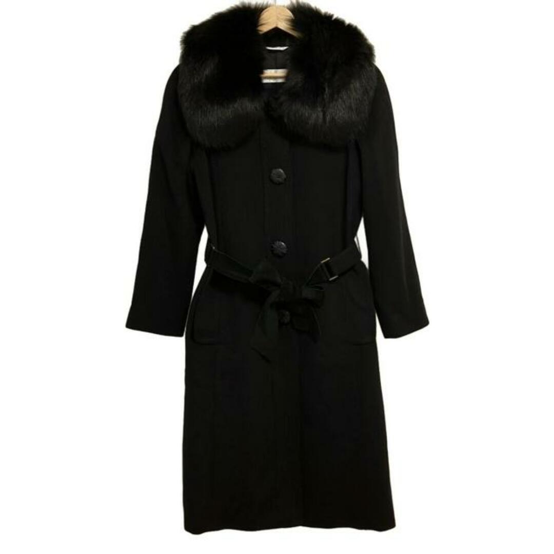 Max Mara マックスマーラ ファー付き コート ブラウン 36サイズ - Max