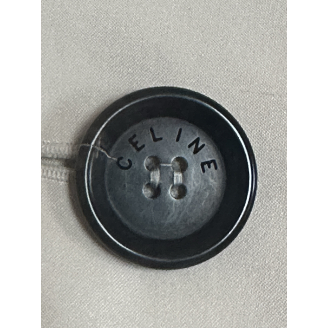 CELINE - CELINE セリーヌ コート シルク混 ベージュ 38 春秋 フランス