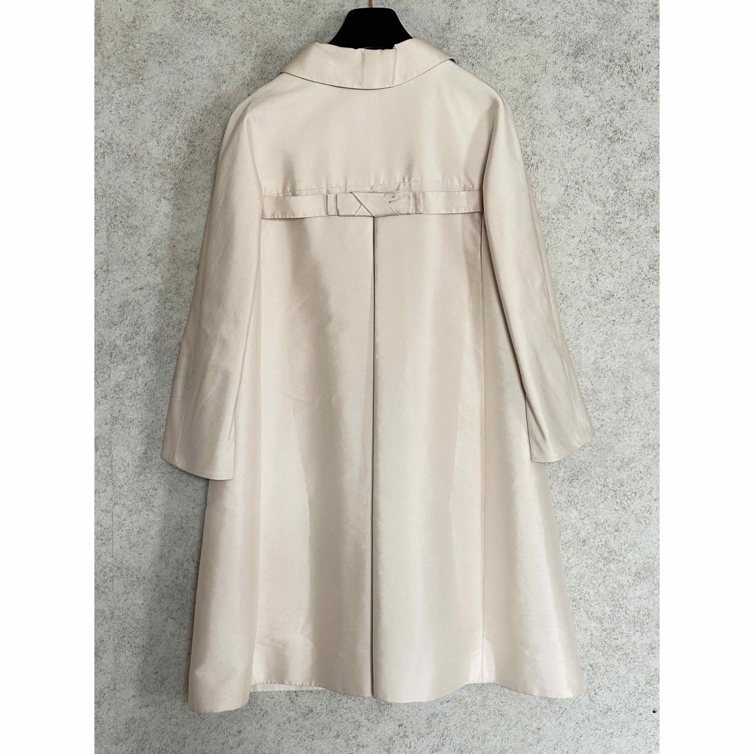 CELINE - CELINE セリーヌ コート シルク混 ベージュ 38 春秋 フランス