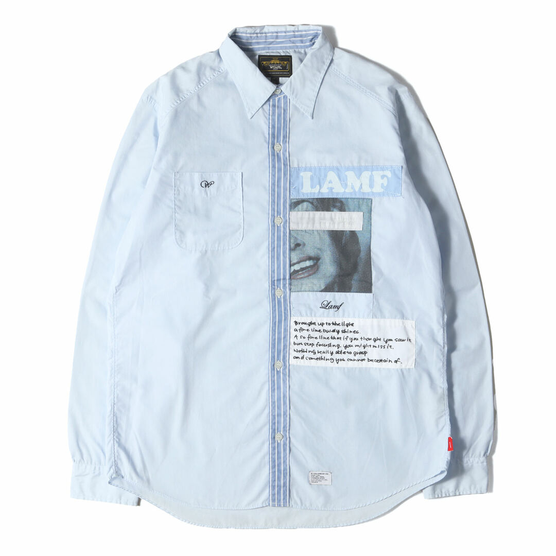 W)taps - WTAPS ダブルタップス シャツ 青 ブルー サイズ:L | 00s