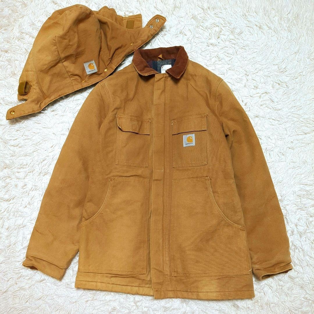 carhartt - 【良品】カーハート☆2way 襟コーデュロイ 米国製 ダッグ