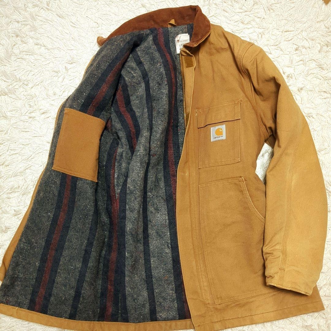 carhartt - 【良品】カーハート☆2way 襟コーデュロイ 米国製 ダッグ