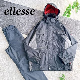 ellesseスノーボードウェア女性用 Lライトグレー エレッセスキーウェア
