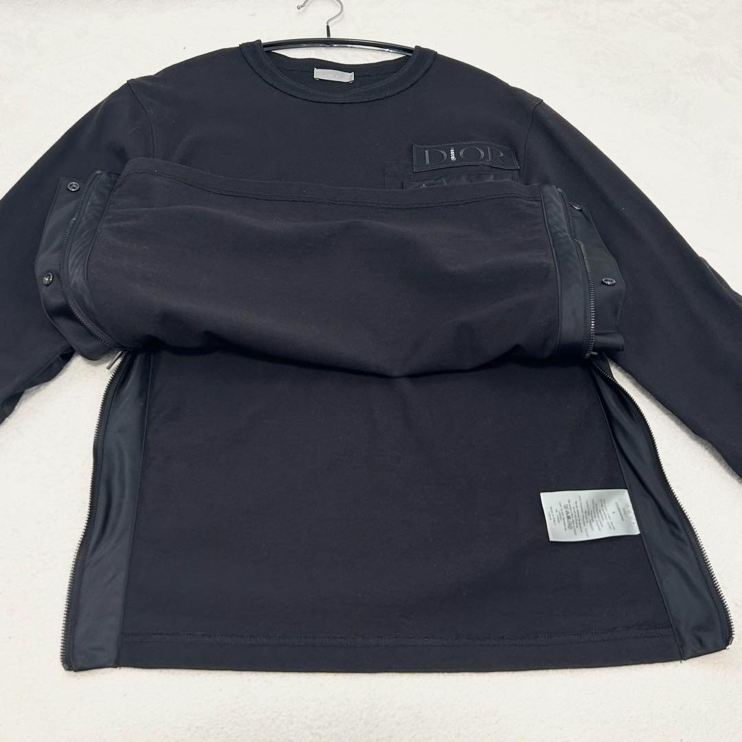 Dior - ディオール DIOR サカイ Sacai ドッキング 切替 長袖 ナイロン