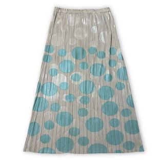 PLEATS PLEASE ISSEY MIYAKE（ロングスカート ・ グリーン・カーキ