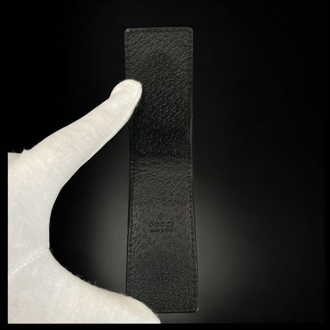 GUCCI - 美品 GUCCI グッチ アニマリエ レザー マネークリップ ビー 蜂