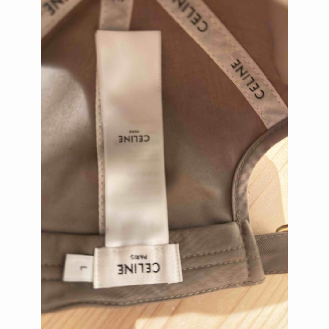 CELINE - CELINE キャップ グレージュ Lサイズの通販 by