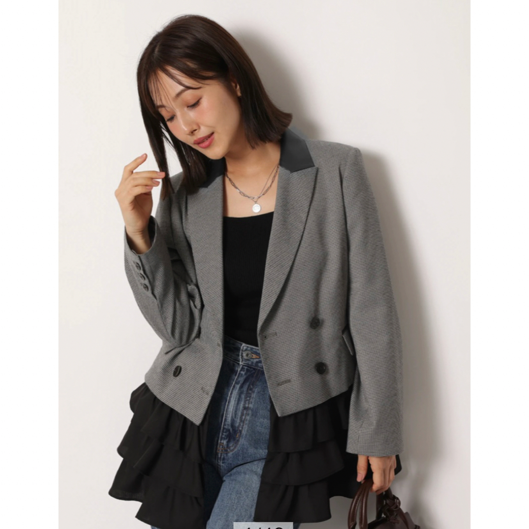 新品 Apuweiser-riche 店舗限定 フリルレイヤードジャケット M