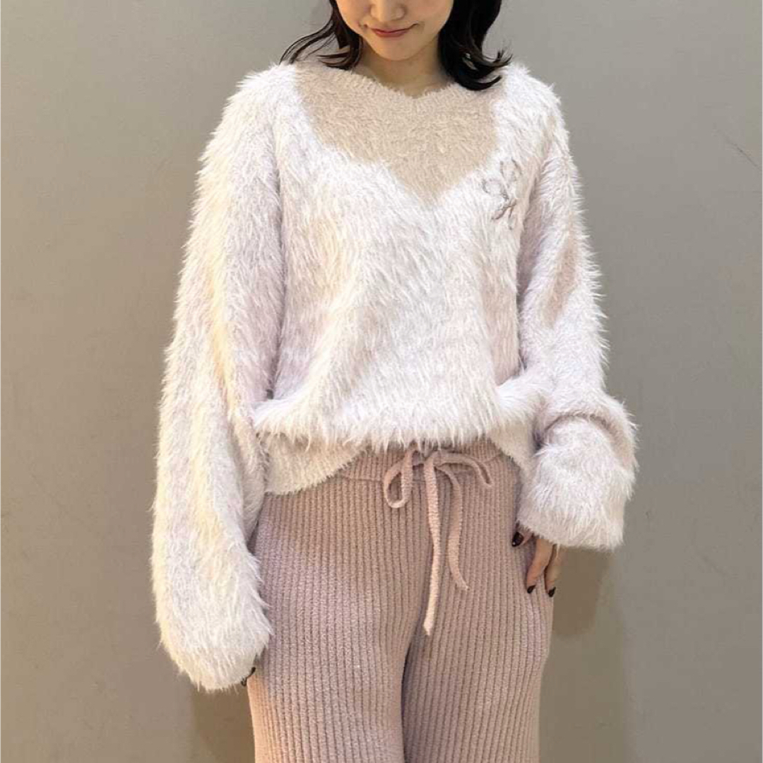 SNIDEL HOME - snidelホーム スナイデル シャギーセットアップの通販