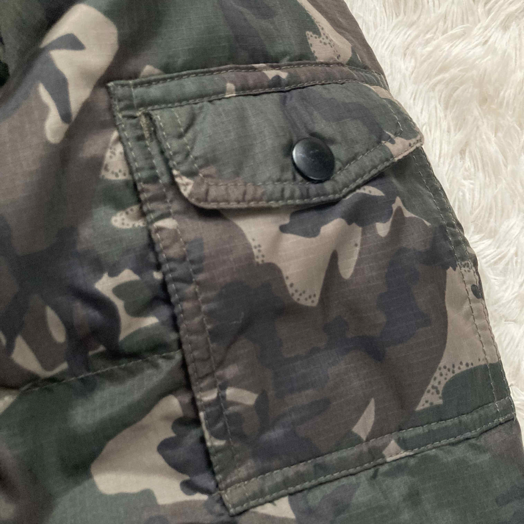 UNIQLO - ✨迷彩✨OLD UNIQLO ダウン ARCHIVE 短丈 00s カモフラ Mの