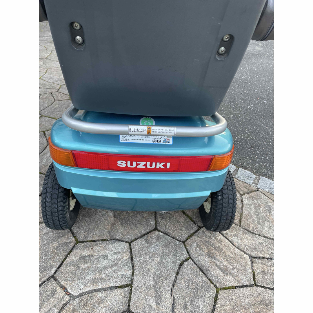SUZUKI 電動シルバーカー 青 セニアカー 直接取引のみ