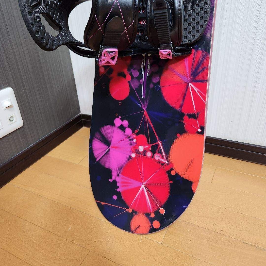 極美品♪BURTON GENIE PONY レディース スノーボード セットの通販 by