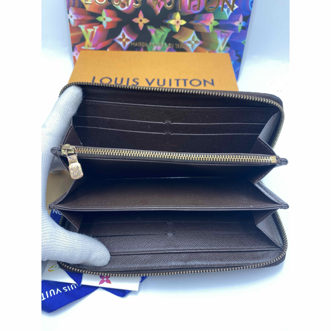 LOUIS VUITTON - 【良品】ルイヴィトン ダミエ エベヌ ジッピー
